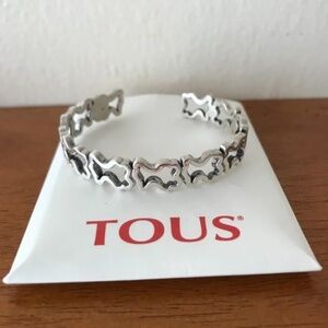 Tous Bears Sterling Silver Cuff Bracelet